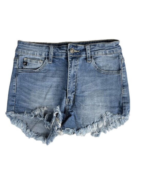 KanCan Pants - KanCan Distressed Mid Rise Shorts Denim Size 9/28 Blue Summer Festival